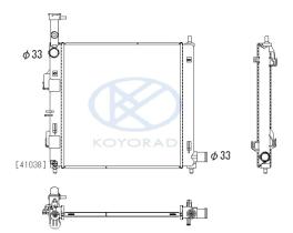 KOYO PL823734 - RADIADOR KIA PICANTO