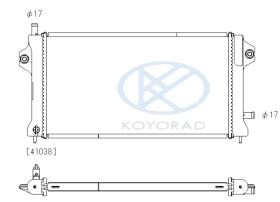 KOYO PL033151R - RADIADOR MITSUBISHI OUTLANDER