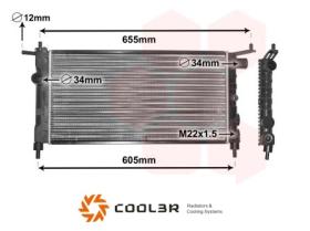 R.D. 10555508A1 - RADIADOR OPEL CORSA B -A/C