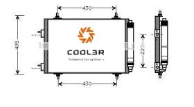 R.D. 105710K8C1S - CONDENSADOR PEUGEOT 307