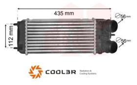 R.D. 105724J82 - INTERCOOLER CITROEN C3-DS3/PEUGEOT