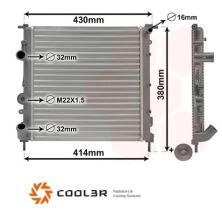 R.D. 106015082 - RADIADOR RENAULT CLIO II 1.2