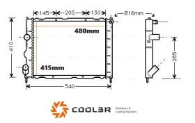 R.D. 10606008A5 - RADIADOR RENAULT CLIO II-KANGOO