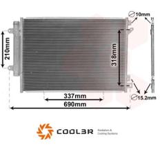 R.D. 1074L1K8C2S - CONDENSADOR SUZUKI SX4-VITARA