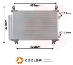 R.D. 1081B1K8C1S - CONDENSADOR TOYOTA YARIS