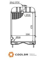 R.D. 17162719 - RADIADOR MASSEY FERGUSON MF