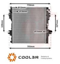 R.D. TO032 - RADIADOR TOYOTA L.CRUISER A/T