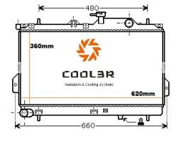 R.D. 104035083X - RADIADOR HYUNDAI MATRIX 1.5CRDI