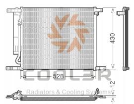 R.D. 102515K8C1S - CONDENSADOR CHEVROLET AVEO