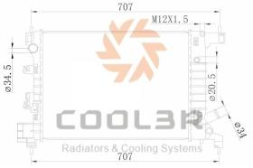 R.D. 1025B1086 - RADIADOR CHEVROLET AVEO `11-