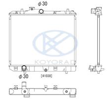 KOYO PL102297 - RADIADOR OPEL AGILA B/SUZUKI