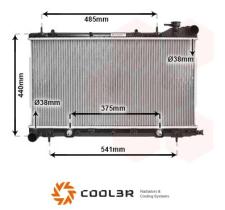R.D. SU049 - RADIADOR SUBARU FORESTER 2.0