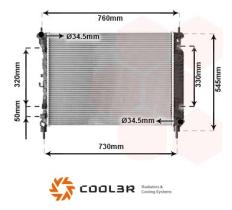 R.D. 105565081 - RADIADOR OPEL ANTARA/CHEVROLET CAPTIVA 2.2CDTI