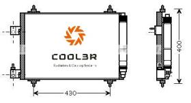 R.D. 105748K8C1 - CONDENSADOR CITROEN C5/PEUGEOT