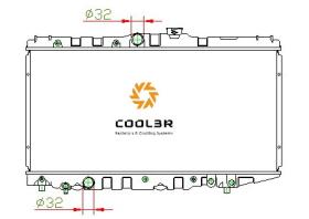 R.D. 1412088 - RADIADOR TOYOTA COROLLA AE90-92
