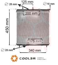 R.D. 1455039 - RADIADOR PEUGEOT 207/208-CITROEN