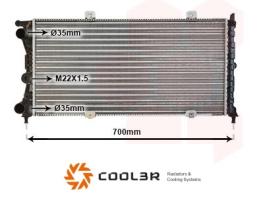R.D. FT956 - RADIADOR FIAT PUNTO DIESEL