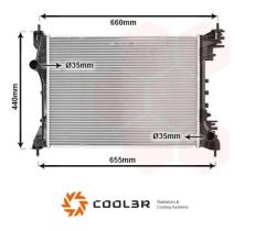 R.D. 101425081 - RADIADOR ALFA ROMEO MITO