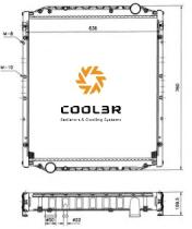 R.D. MN590 - RADIADOR MAN L2000 - 650X620X5