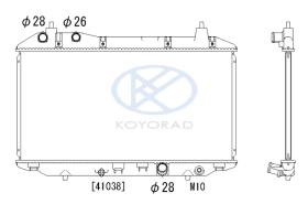 KOYO PL082055R - RADIADOR HONDA CIVIC VIII