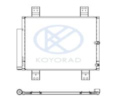 KOYO CD010377M - CONDENSADOR DAIHATSU TERIOS