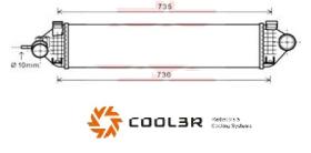 R.D. FD325 - INTERCOOLER FORD FOCUS