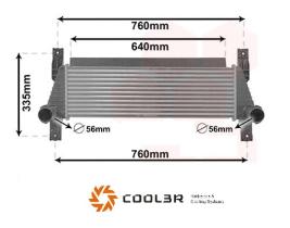 R.D. FD918 - INTERCOOLER FORD RANGER 2.2TDCI