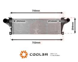 R.D. 103050J81 - INTERCOOLER IVECO DAILY I