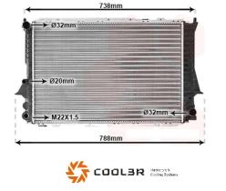 R.D. AI318 - RADIADOR AUDI 100 2.8 90-94