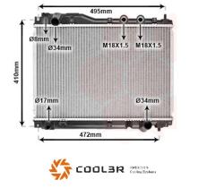 R.D. 103825084 - RADIADOR HONDA CIVIC VII