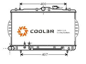 R.D. 10400508A3 - RADIADOR HYUNDAI ACCENT 94-00 A/T