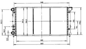 ORDOÑEZ 1020403808 - RADIADOR SEAT IBIZA I-MALAGA 1.5 84-93