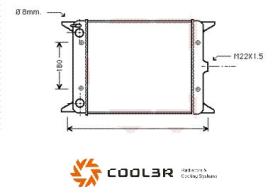R.D. VW013 - RADIADOR VW POLO