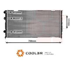 R.D. VW011 - RADIADOR VW PASSAT