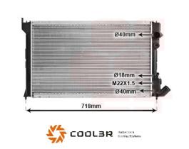 R.D. CT813 - RADIADOR CITROEN XM-PEUGEOT 605