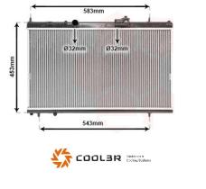 R.D. CT466 - RADIADOR CITROEN C5 3.0 V6/ PEUGEOT