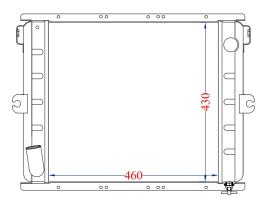 R.D. IV308 - RADIADOR IVECO 65-35-MET.