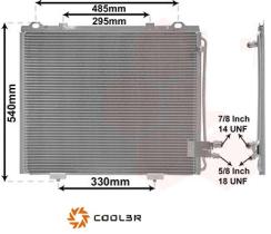 R.D. 105015K8C1 - CONDENSADOR MERCEDES W210