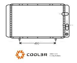 R.D. 106021083 - RADIADOR RENAULT R21 86-94/ESPACE I