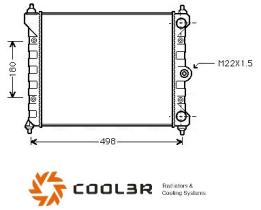 R.D. 109523081 - RADIADOR VW POLO 85-