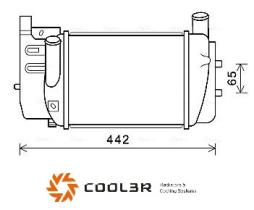 R.D. TO346 - INTERCOOLER TOYOTA YARIS
