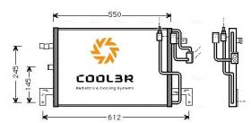 R.D. SB230 - CONDENSADOR SAAB 900