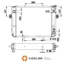 R.D. 1412802 - RADIADOR TOYOTA FORKLIFT