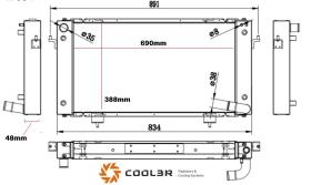 R.D. 1447034 - RADIADOR LAND ROVER-RANGE ROVER