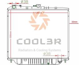 R.D. 1717074 - RADIADOR ISUZU TROOPER 3.1 TD