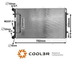 R.D. 101323081 - RADIADOR VW GOLF IV-AUDI A3-SEAT