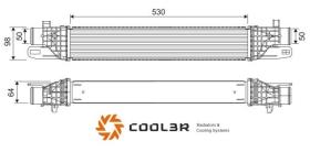 R.D. 101421J82 - INTERCOOLER ALFA ROMEO GIULIETTA(940)