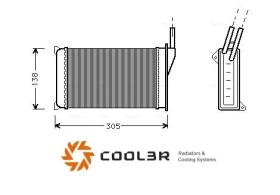 R.D. FD608 - CALEFACTOR FORD - METALICO