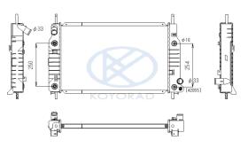 KOYO PL322159 - RADIADOR FORD MONDEO A/T