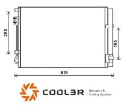 R.D. 1041B1K8C1S - CONDENSADOR KIA RIO III